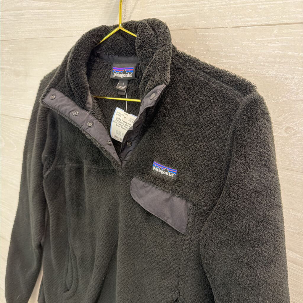 Patagonia Black Soft Fleece Pullover Small