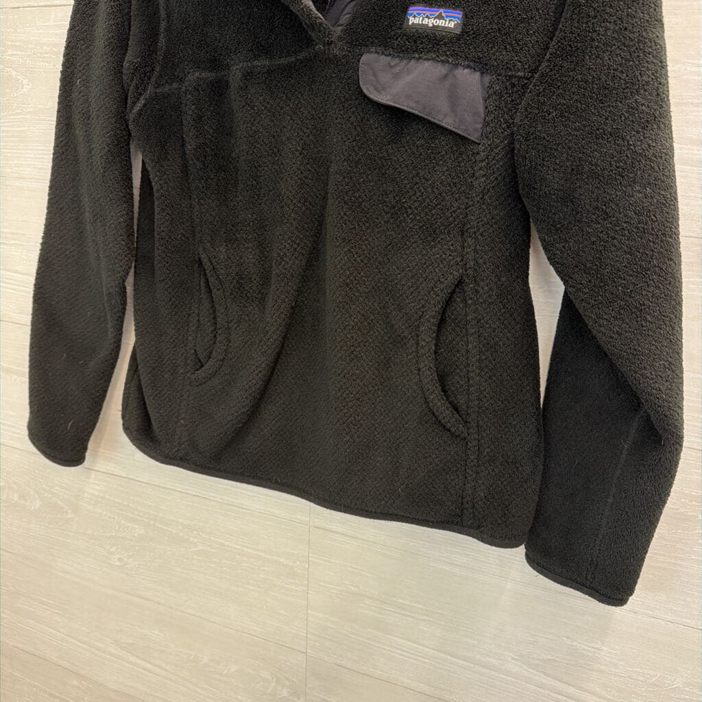 Patagonia Black Soft Fleece Pullover Small