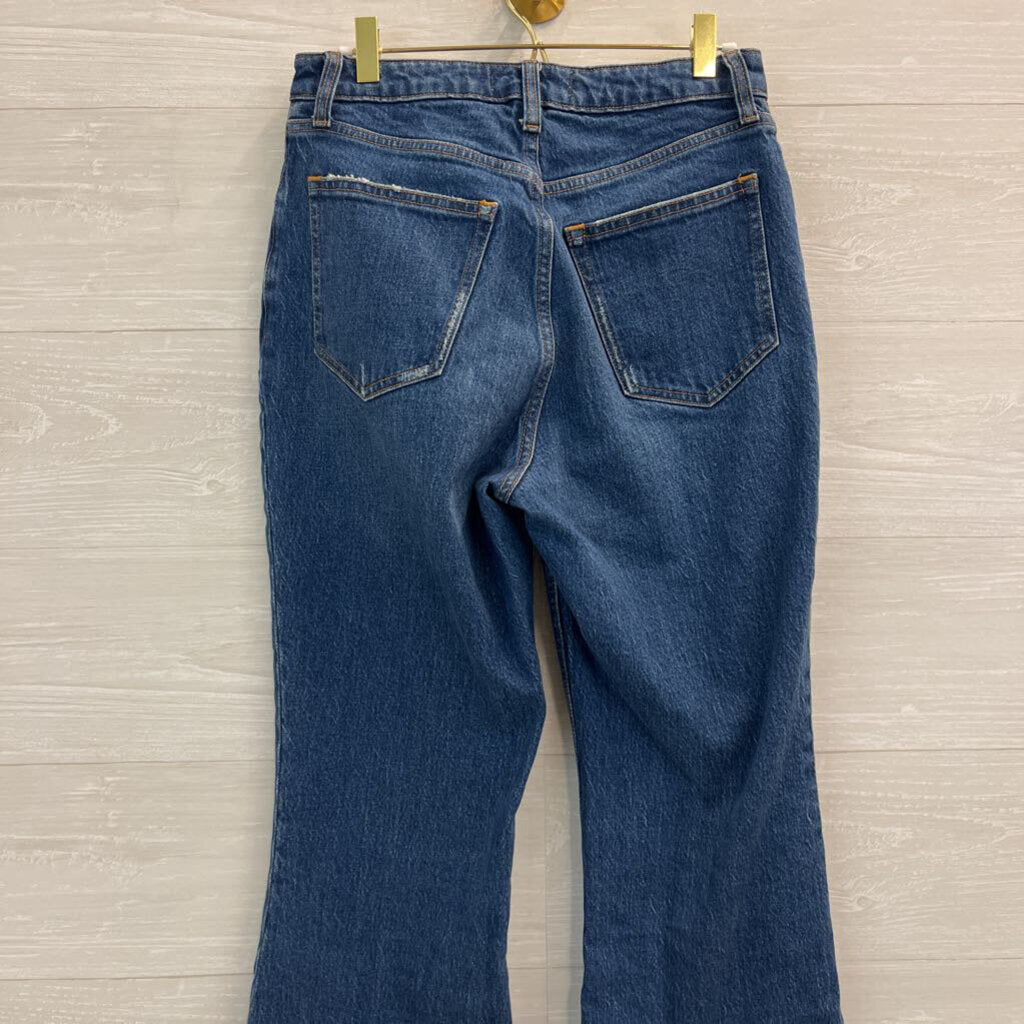 Abercrombie and Fitch Dark Wash The Vintage Flare High Rise Jeans 27 Short