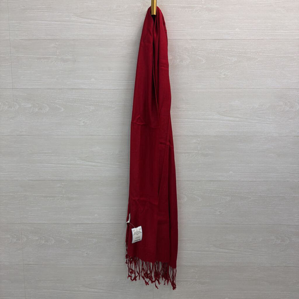 Soft Red Scarf One Size