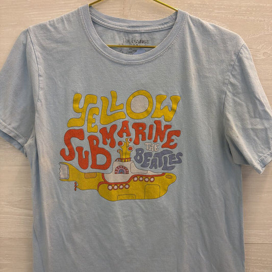 The Beatles Blue/ Multi Yellow Submarine Short Sleeve Graphic Tee Medium