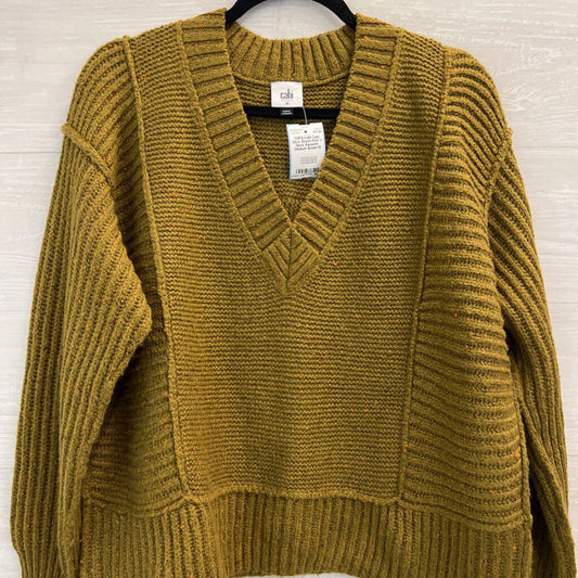 Cabi Olive Green Knit V Neck Sweater Medium