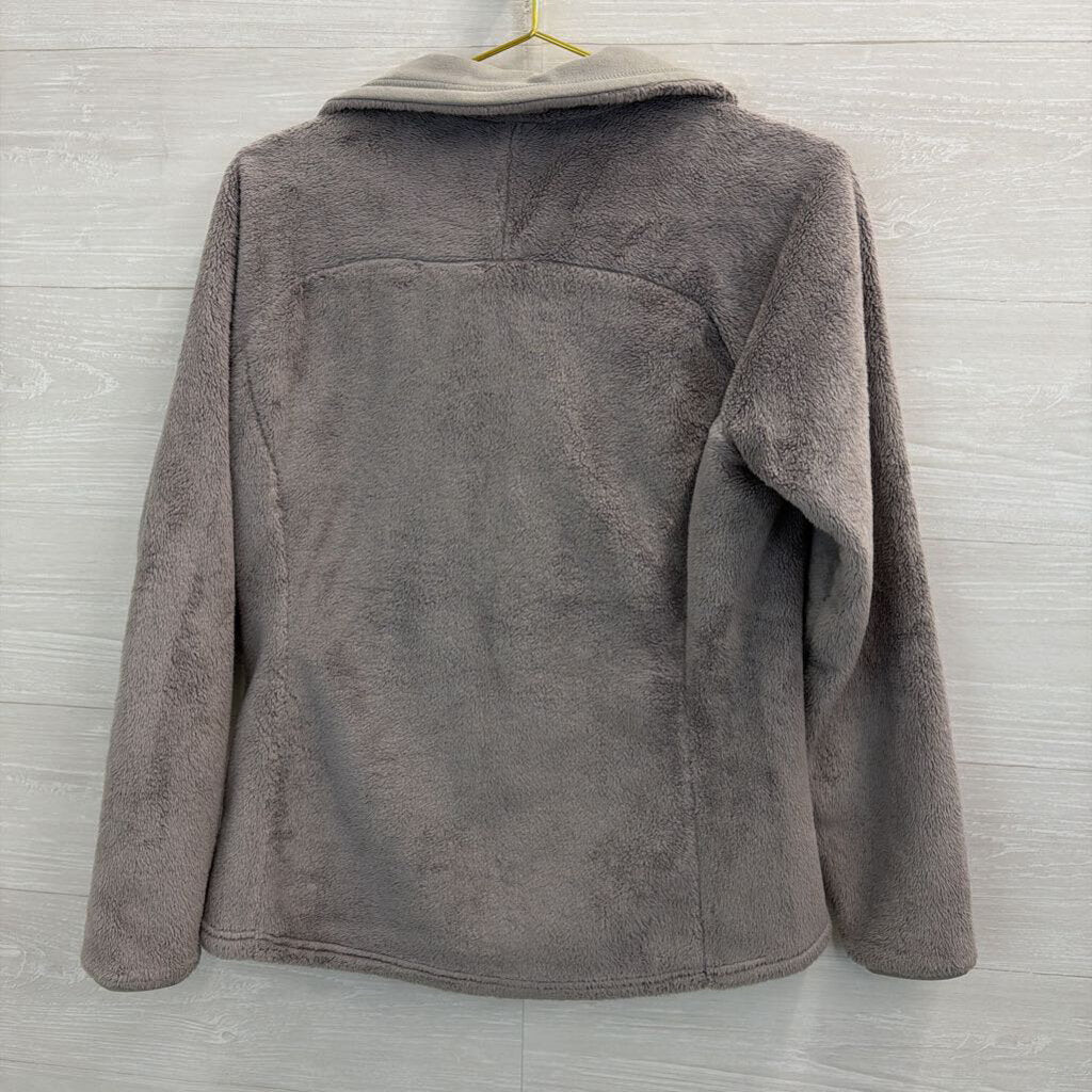 The North Face Grey Soft Fleece Quarter Zip Pullover Medium