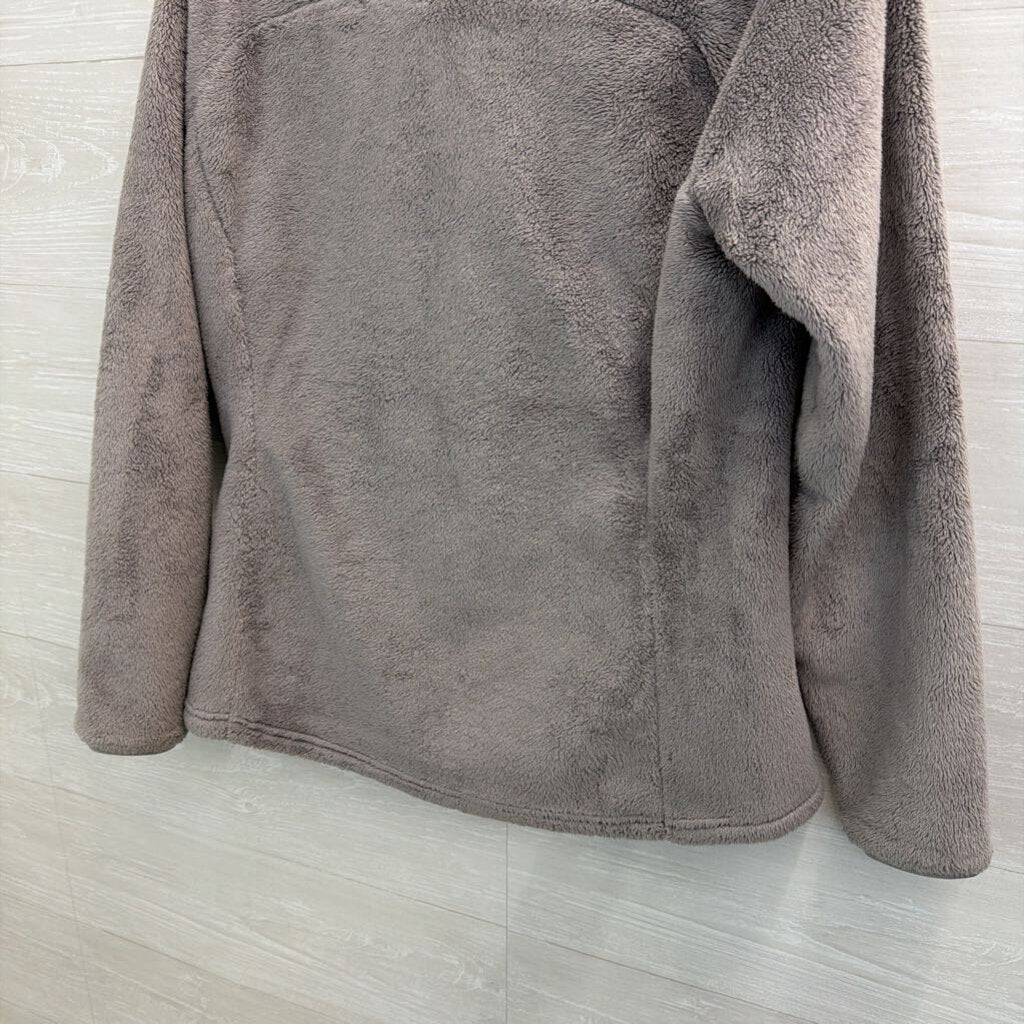 The North Face Grey Soft Fleece Quarter Zip Pullover Medium