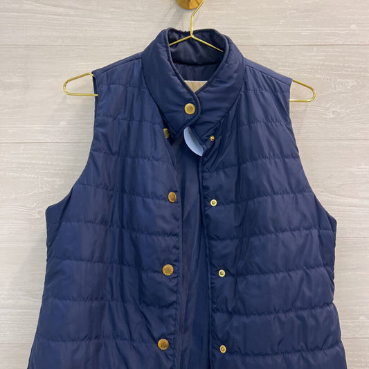 Michael Kors Navy Quilted Puffer Vest Medium