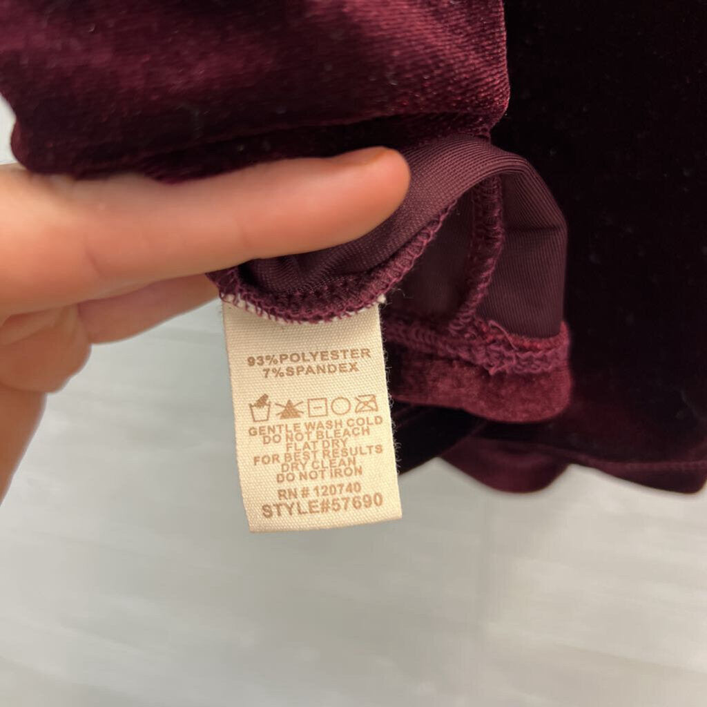 Mystree Red Velvet Tank Top Medium