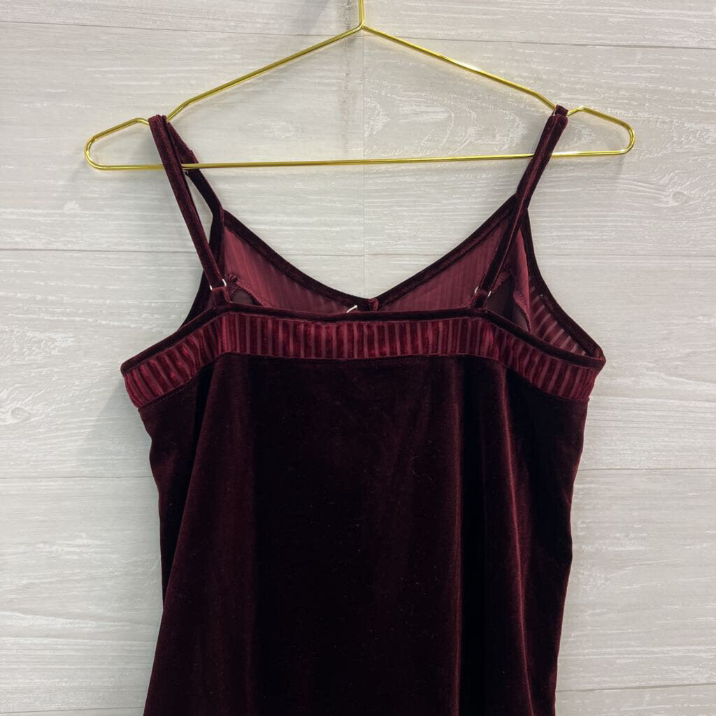 Mystree Red Velvet Tank Top Medium