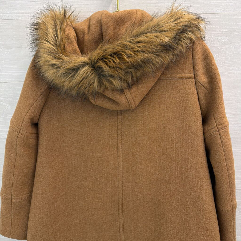 J Crew Brown Italian Stadium Cloth Wool Chateau Parka Jacket 2