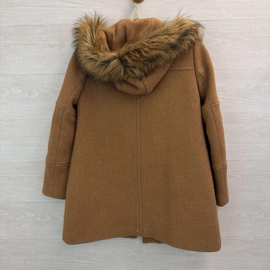 J Crew Brown Italian Stadium Cloth Wool Chateau Parka Jacket 2