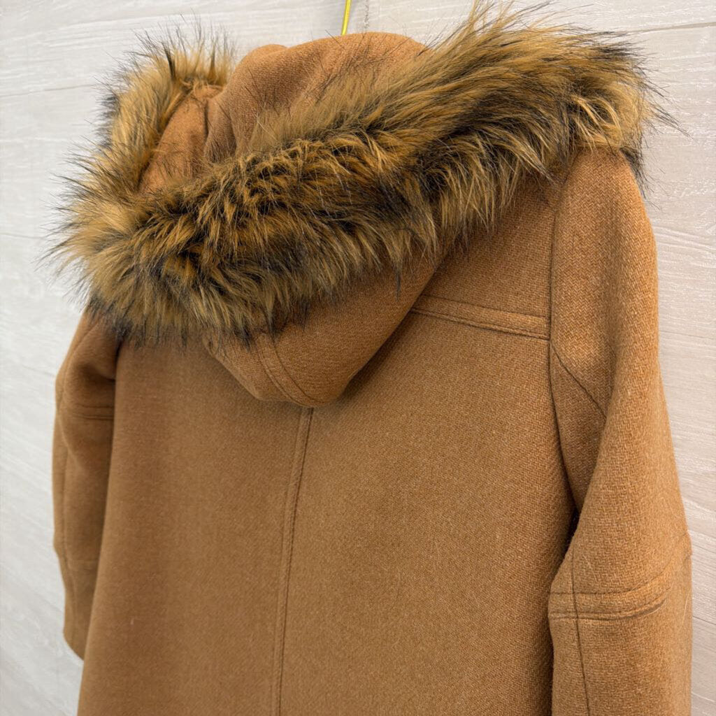 J Crew Brown Italian Stadium Cloth Wool Chateau Parka Jacket 2