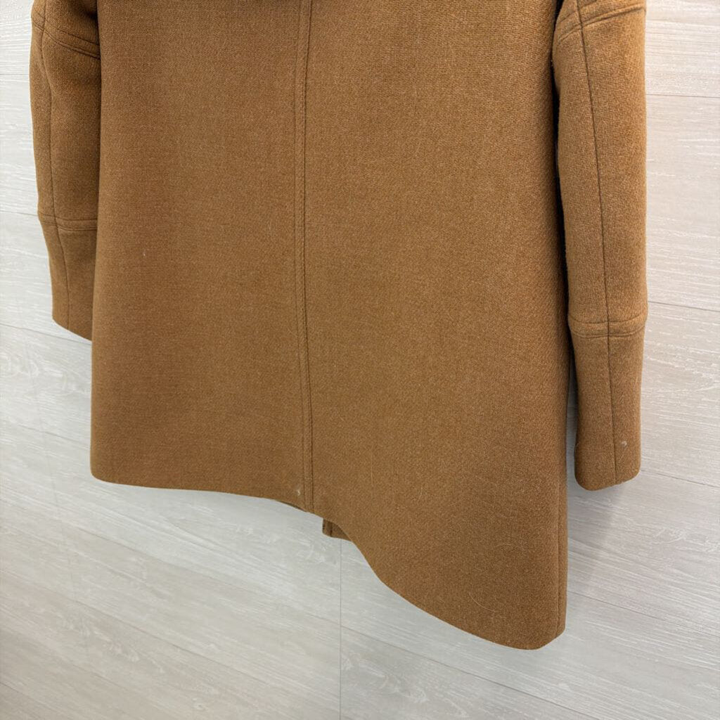 J Crew Brown Italian Stadium Cloth Wool Chateau Parka Jacket 2