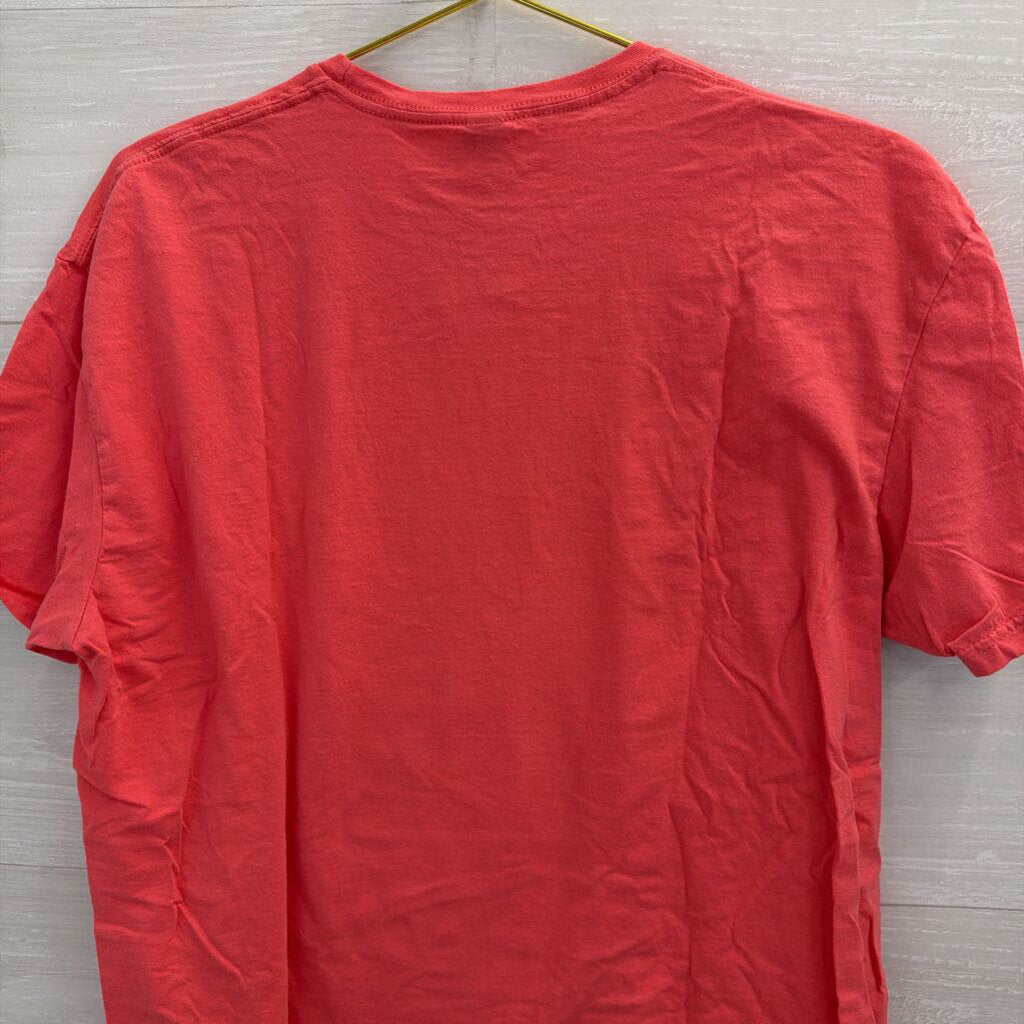 Gildan Pink/ Multi Dolly Parton Short Sleeve Graphic Tee Extra Large