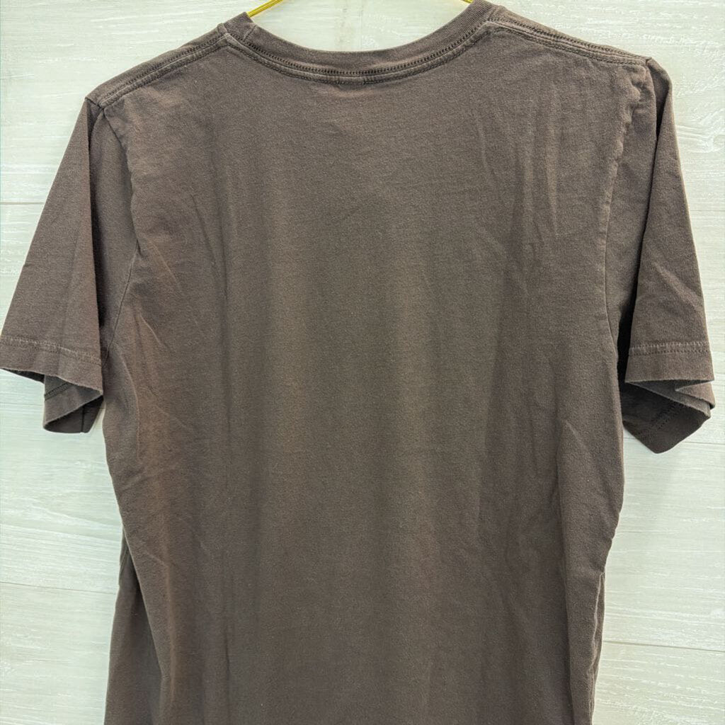 Canvas Brown 'Most Likely To' Short Sleeve Graphic Tee Large