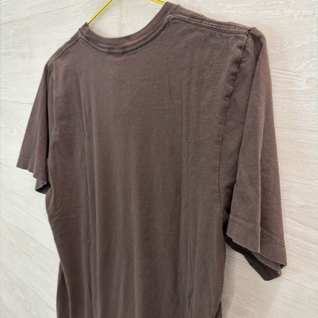 Canvas Brown 'Most Likely To' Short Sleeve Graphic Tee Large