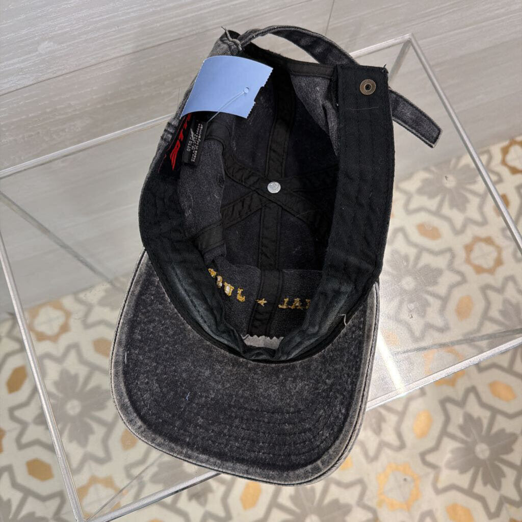 Otto Grey/ Yellow Embroidered Loyal and Just Baseball Hat One Size