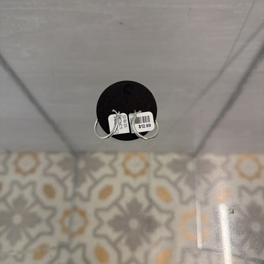 Silver Dainty Hoop Earrings