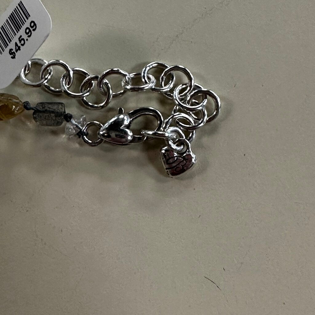 Brighton Silver/ Multi Beaded American Hero Necklace