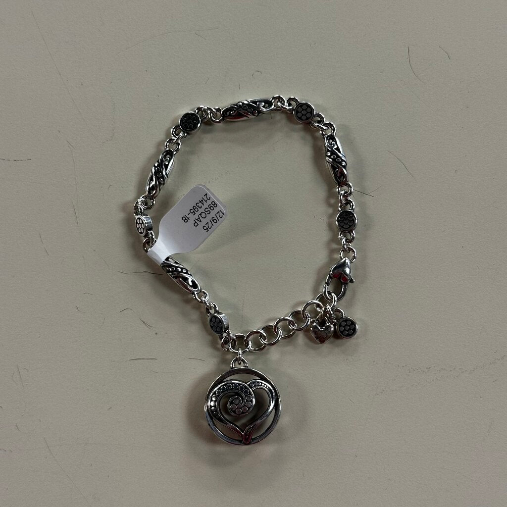 Brighton Silver Ayu Heart Bracelet