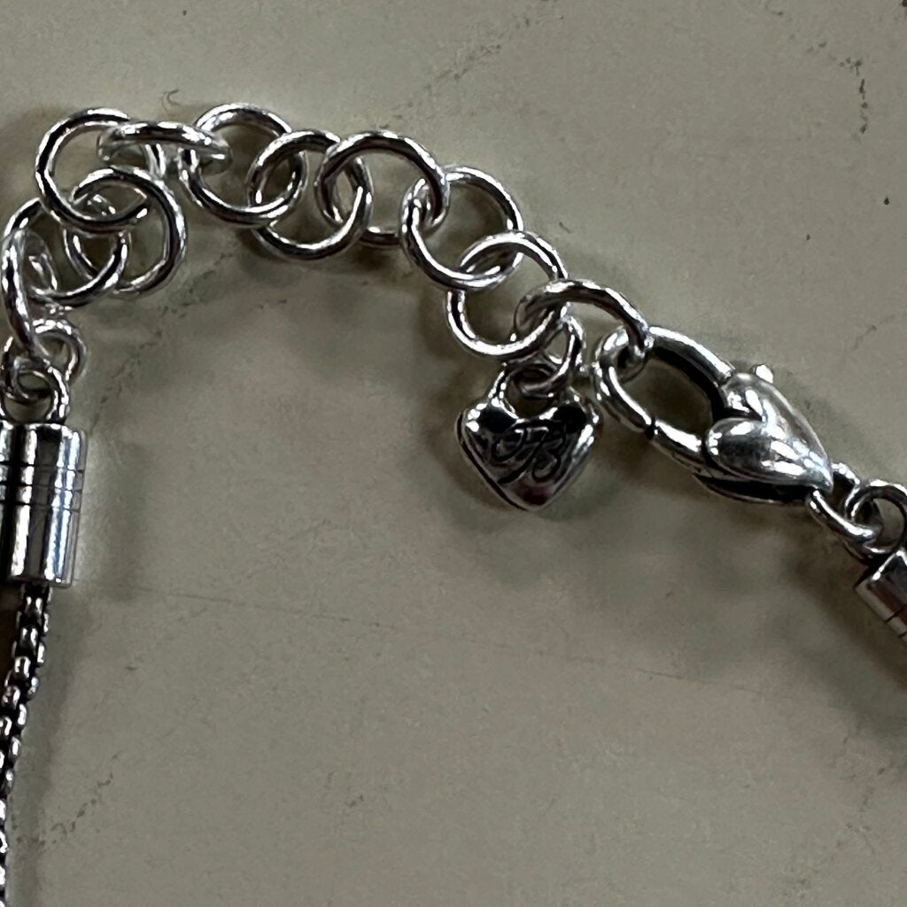 Brighton Silver Pendant Layered Necklace