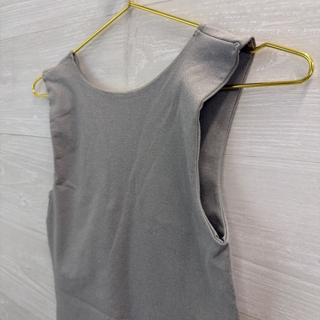 Aura Grey Tank Bodysuit L/XL