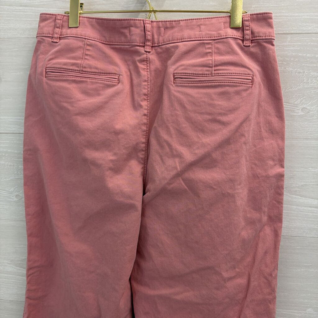 Loft Pink The Monroe Wide Leg Pants 10 Petite