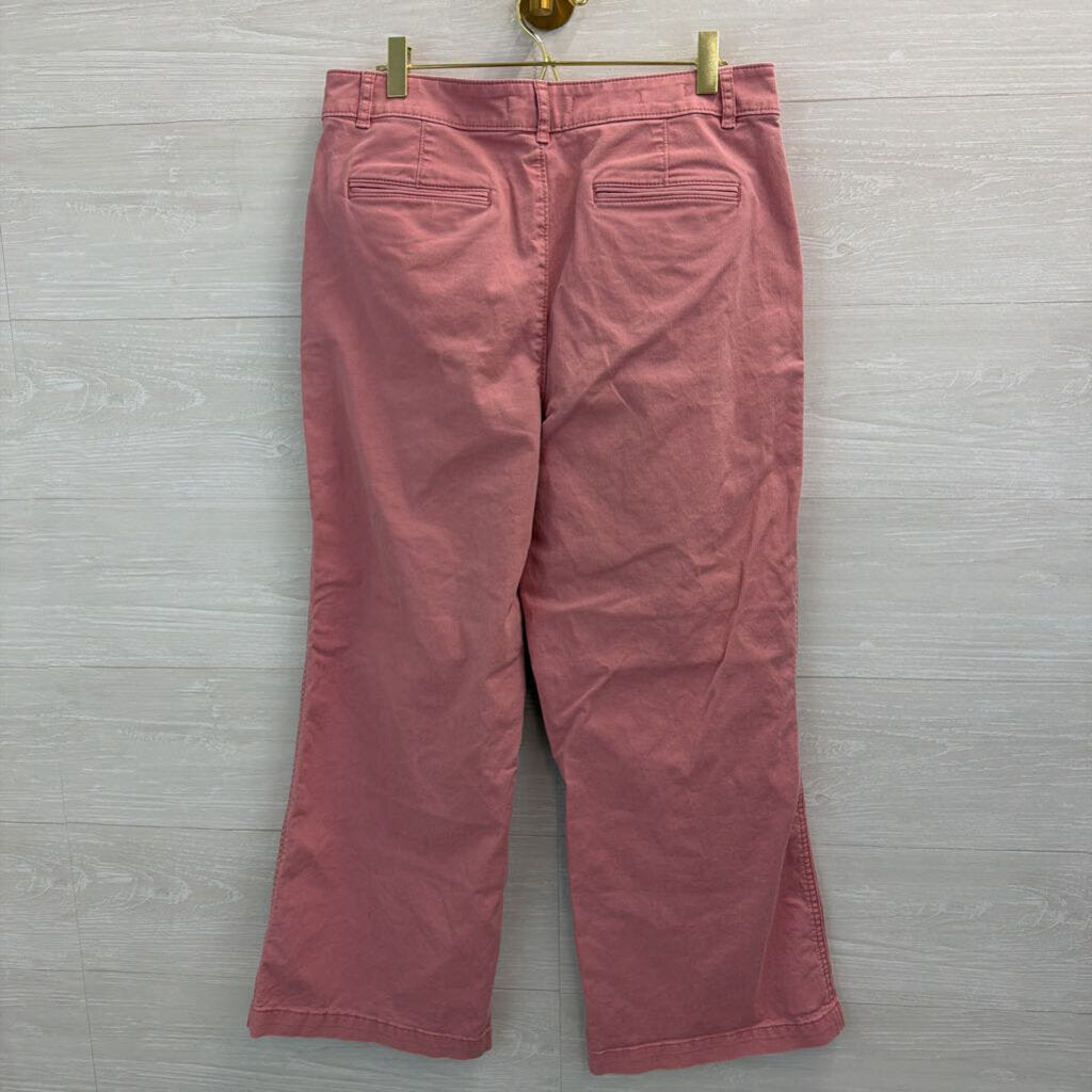 Loft Pink The Monroe Wide Leg Pants 10 Petite