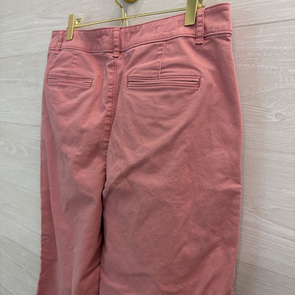 Loft Pink The Monroe Wide Leg Pants 10 Petite