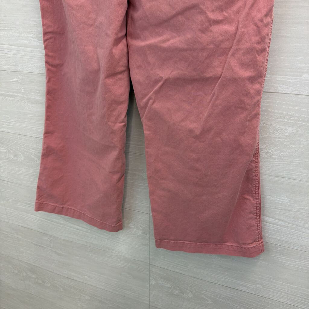 Loft Pink The Monroe Wide Leg Pants 10 Petite