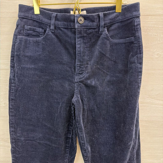 Loft Blue Corduroy Wide Leg Pants 10 Petite