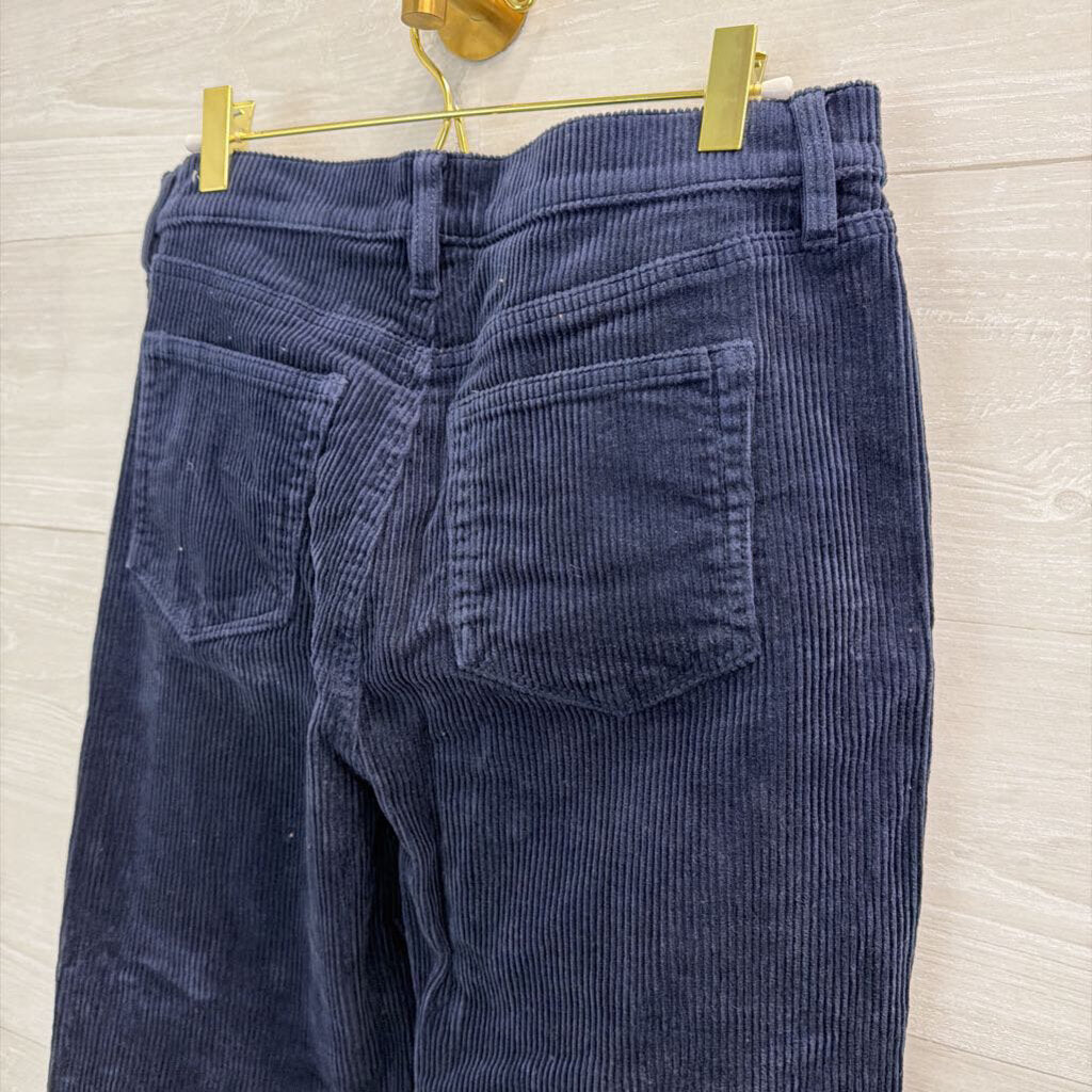 Loft Blue Corduroy Wide Leg Pants 10 Petite