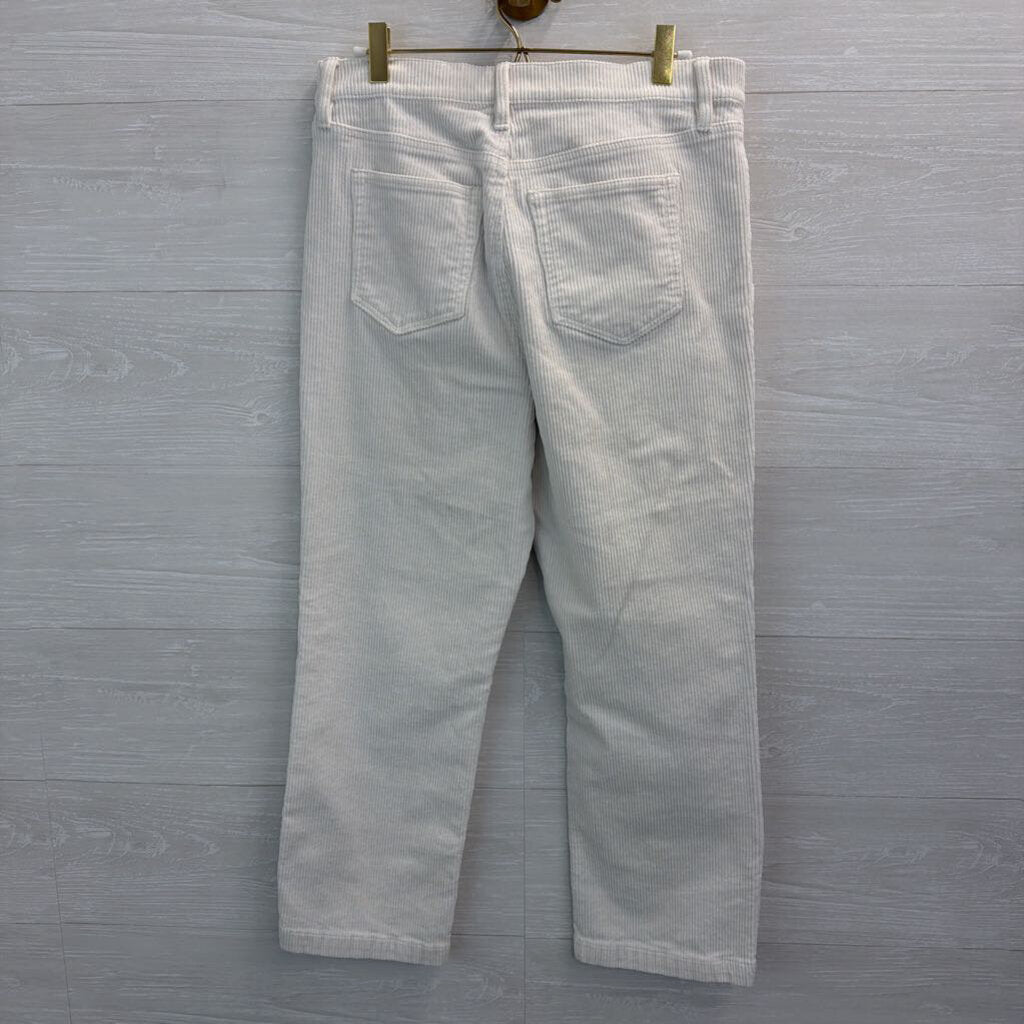 Loft Cream Corduroy Wide Leg Pants 10 Petite