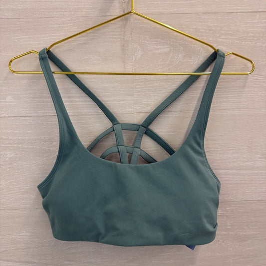 Vuori Blue Strappy Back Sports Bra Medium
