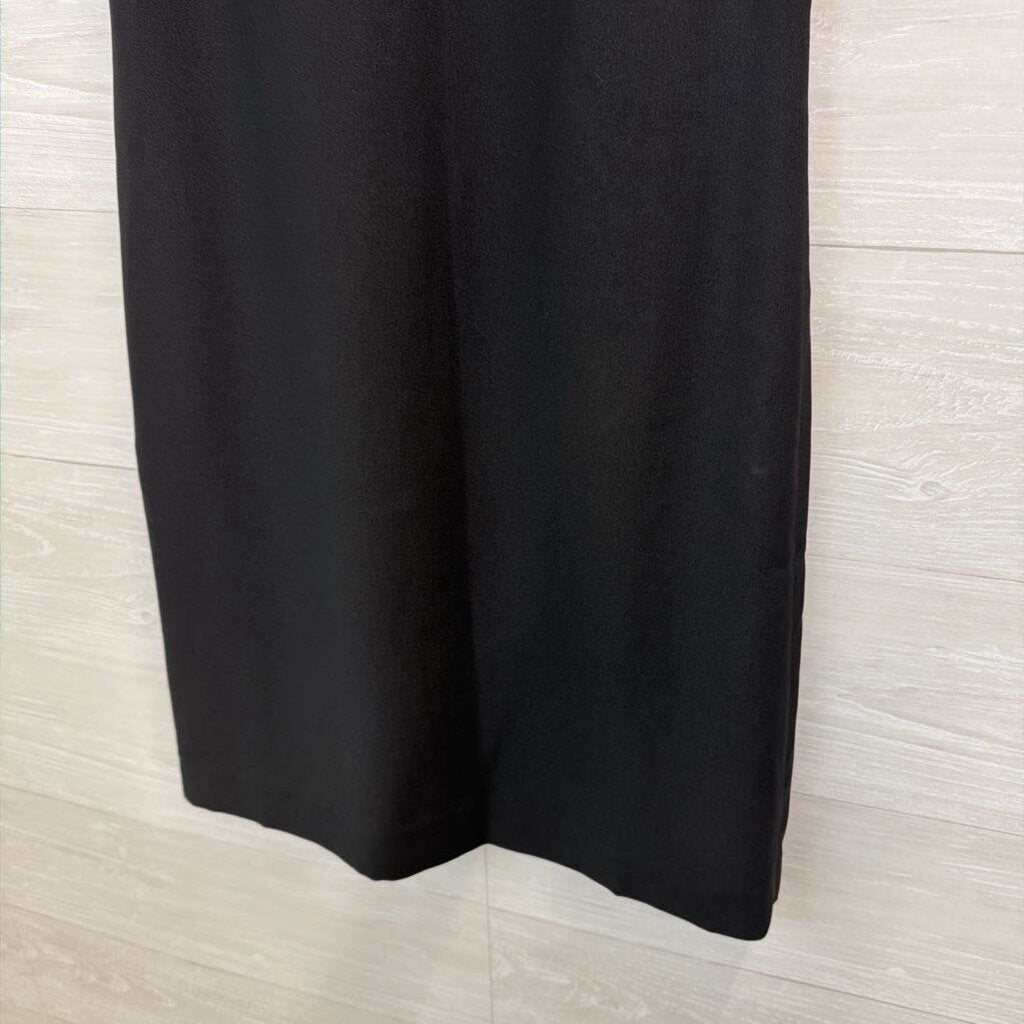 J Crew Black Sleeveless Shift Dress 0