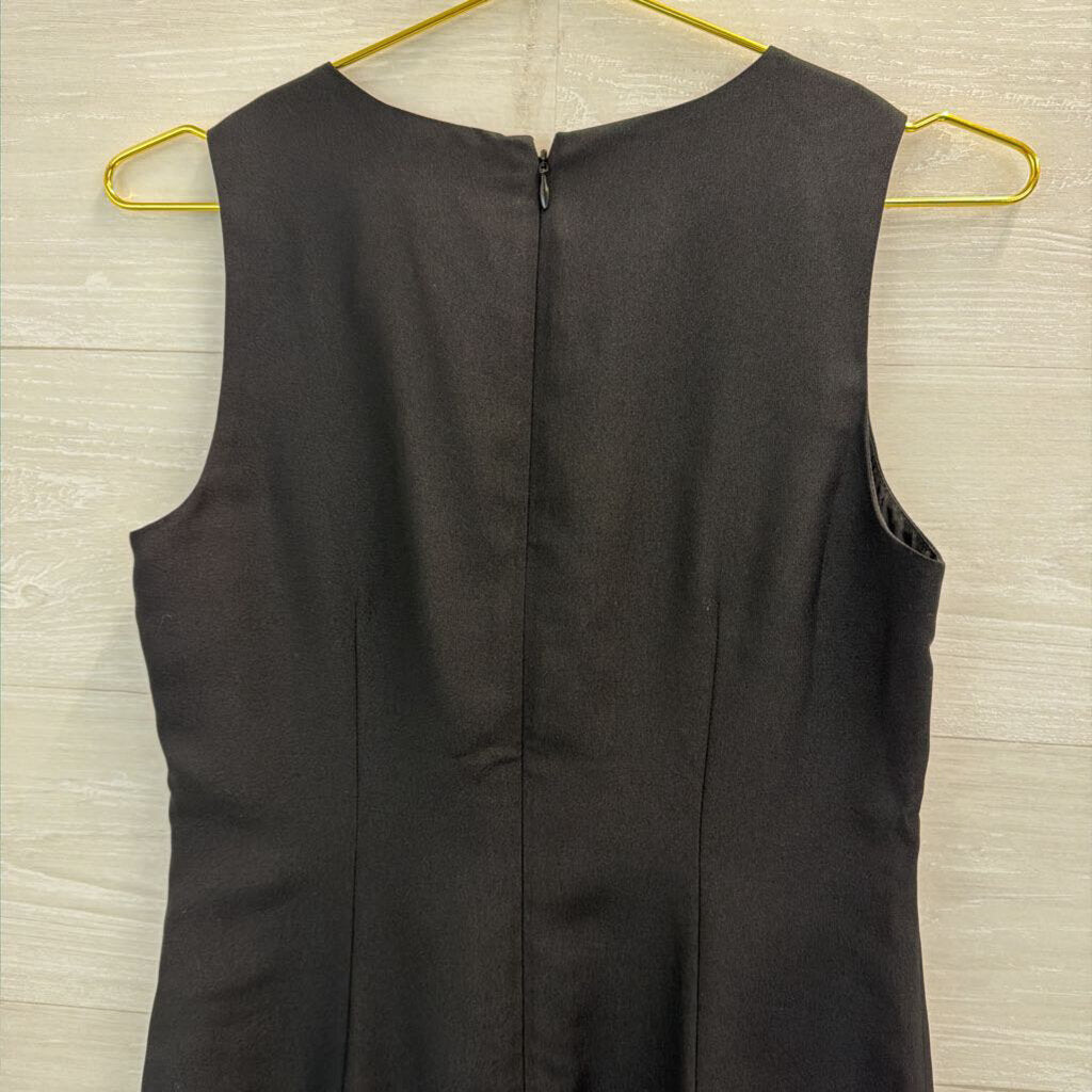 J Crew Black Sleeveless Shift Dress 0