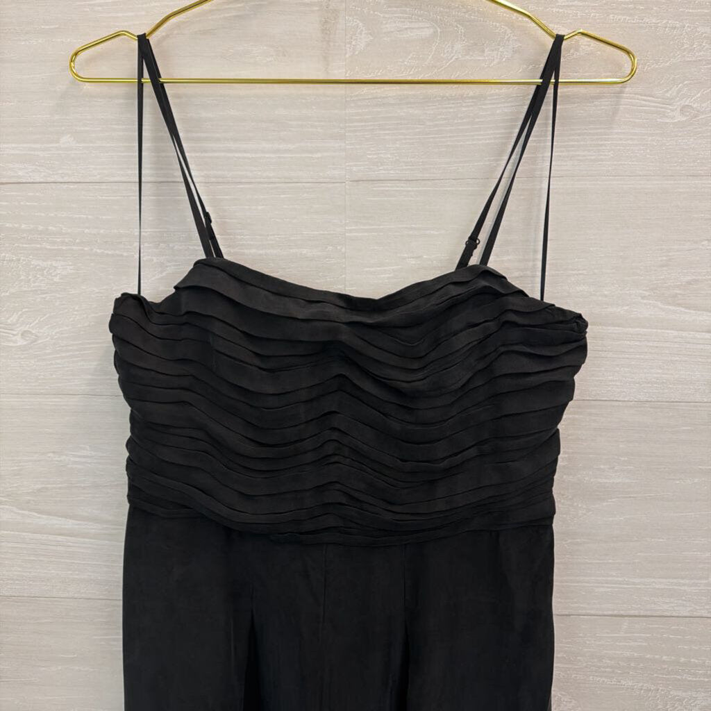 Madewell Black Pleated Top Wide Leg Jumpsuit 2