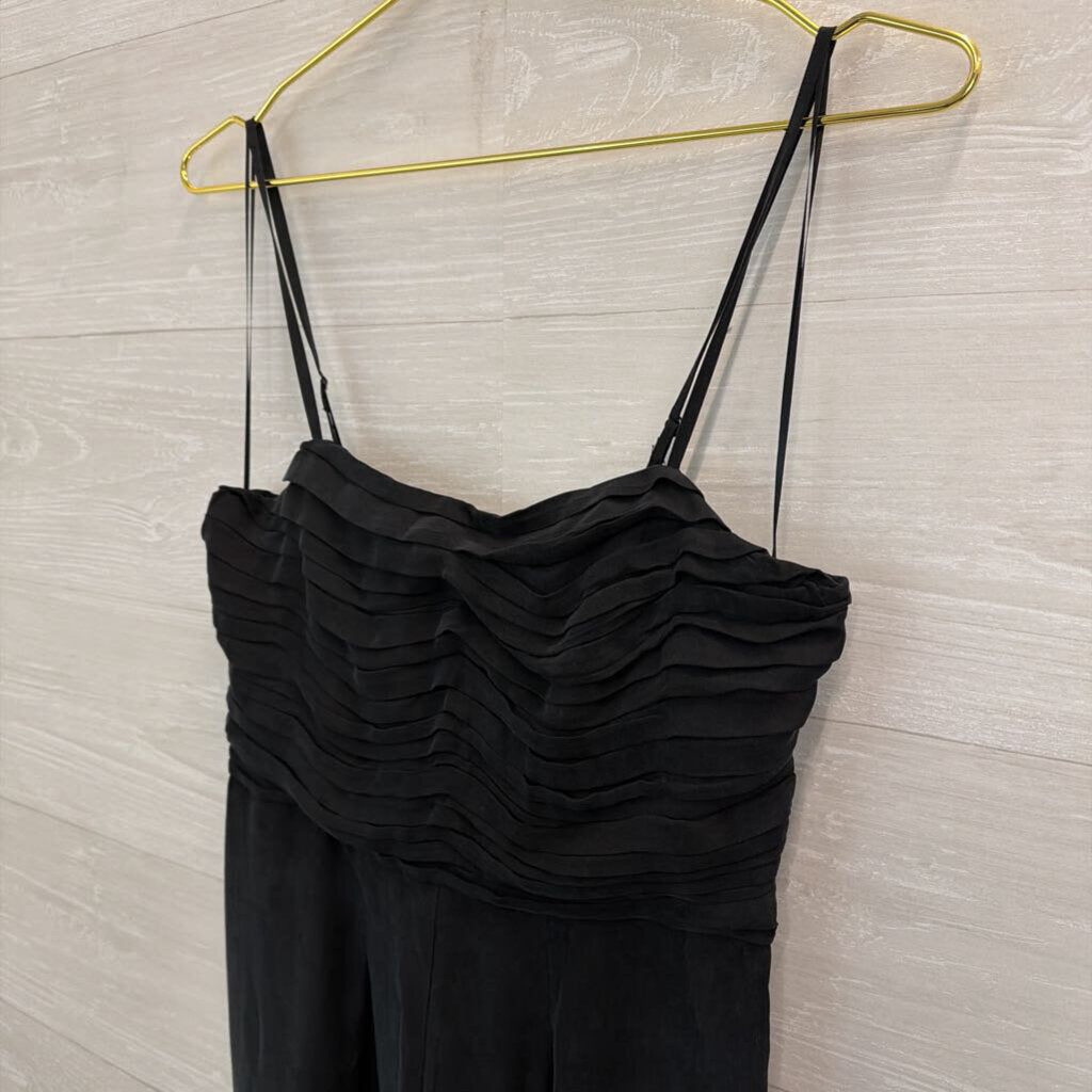 Madewell Black Pleated Top Wide Leg Jumpsuit 2