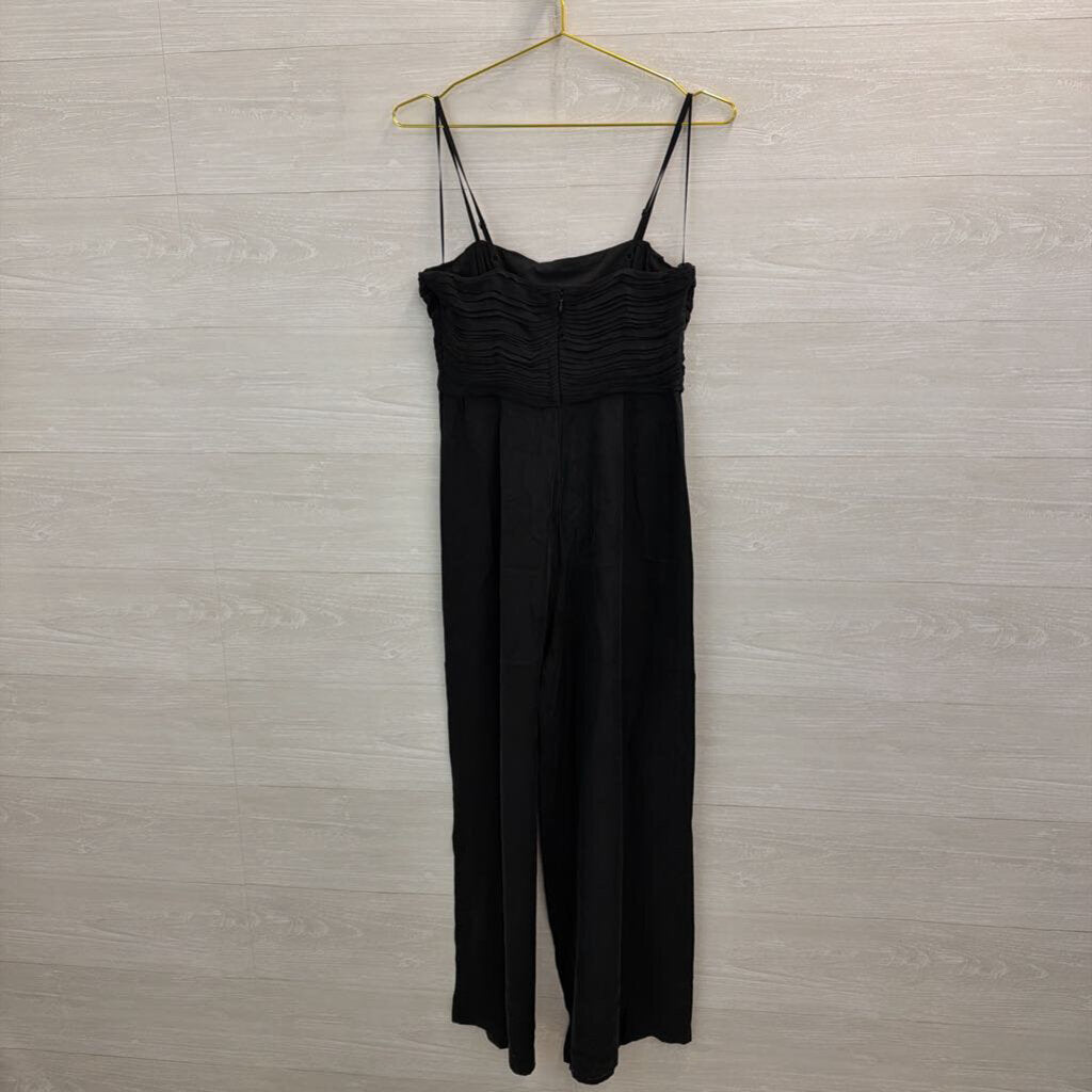 Madewell Black Pleated Top Wide Leg Jumpsuit 2