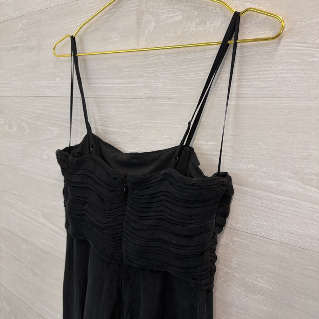 Madewell Black Pleated Top Wide Leg Jumpsuit 2