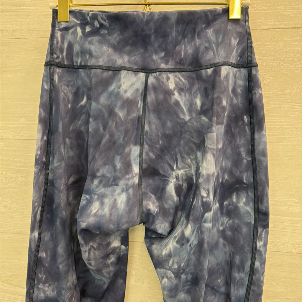 GymShark Blue Tie Dye Print Leggings Large