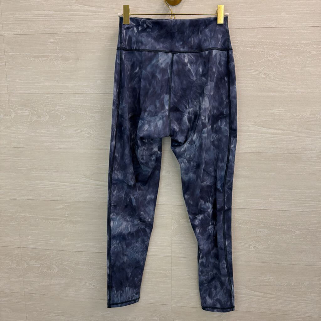 GymShark Blue Tie Dye Print Leggings Large