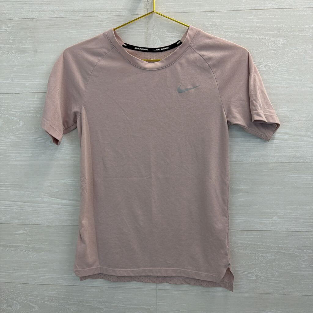 Nike Purple Short Sleeve Running Athletic Top Extra Small