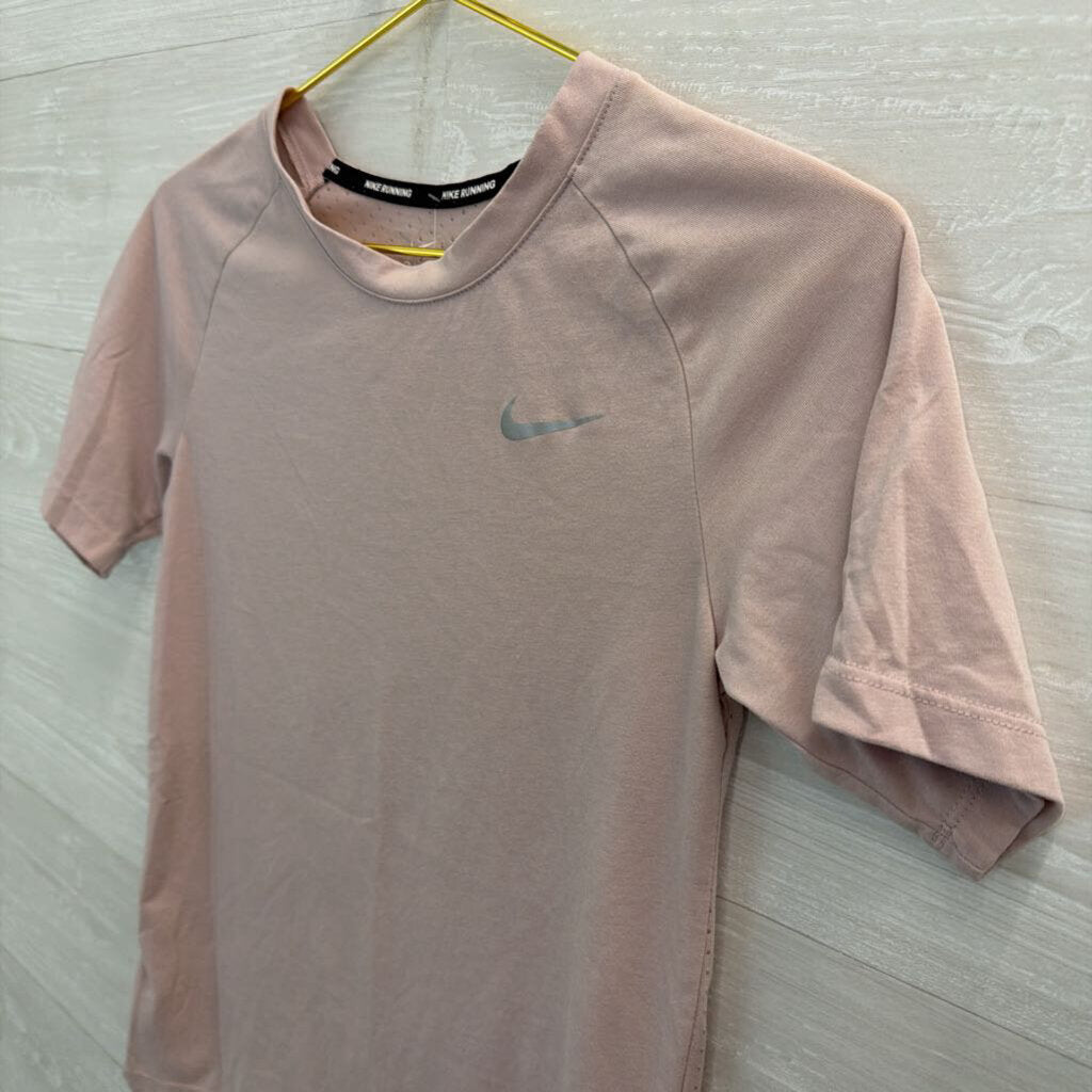 Nike Purple Short Sleeve Running Athletic Top Extra Small