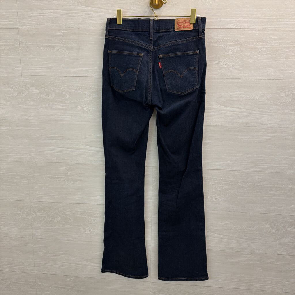 Levi Dark Wash Slimming Boot Jeans 29