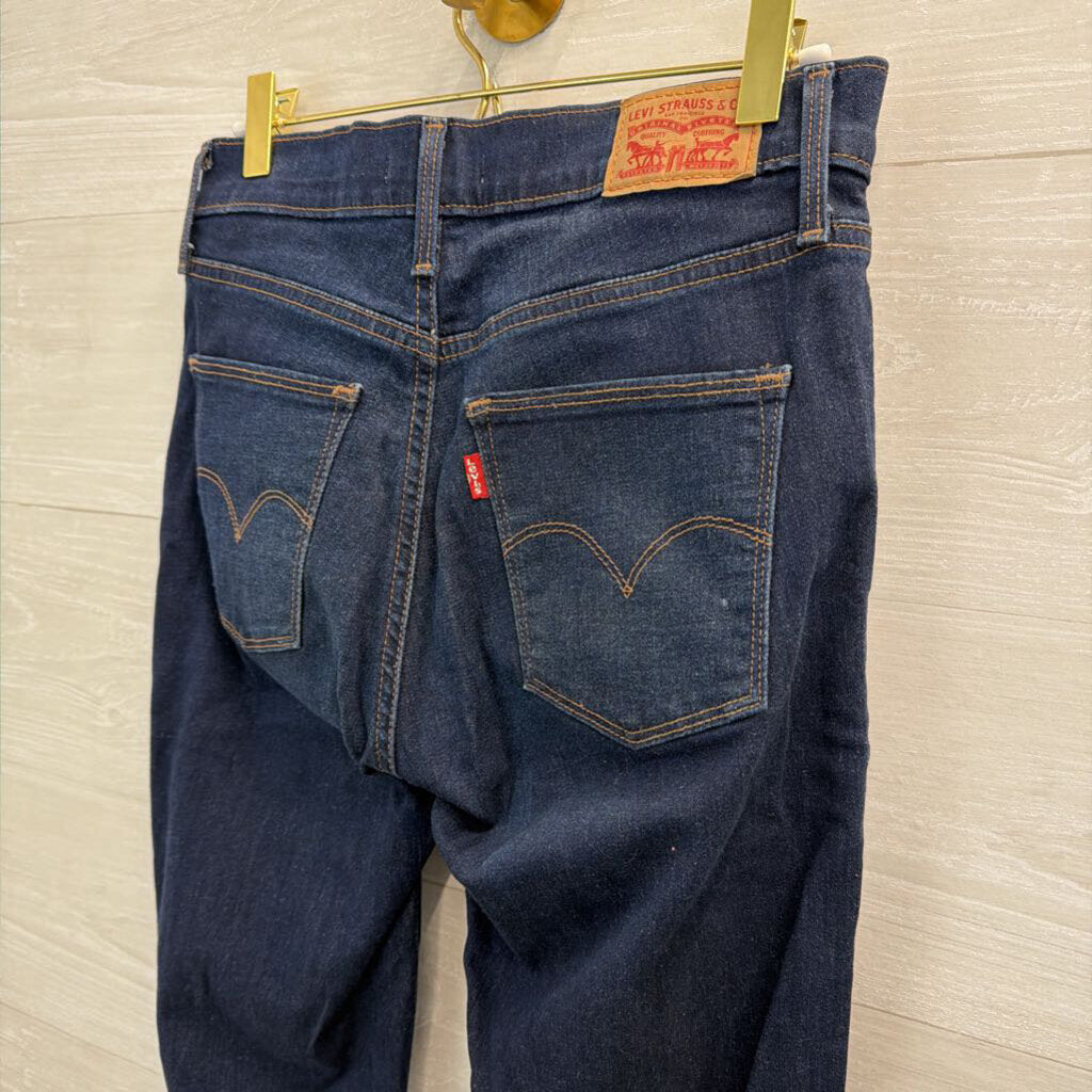 Levi Dark Wash Slimming Boot Jeans 29