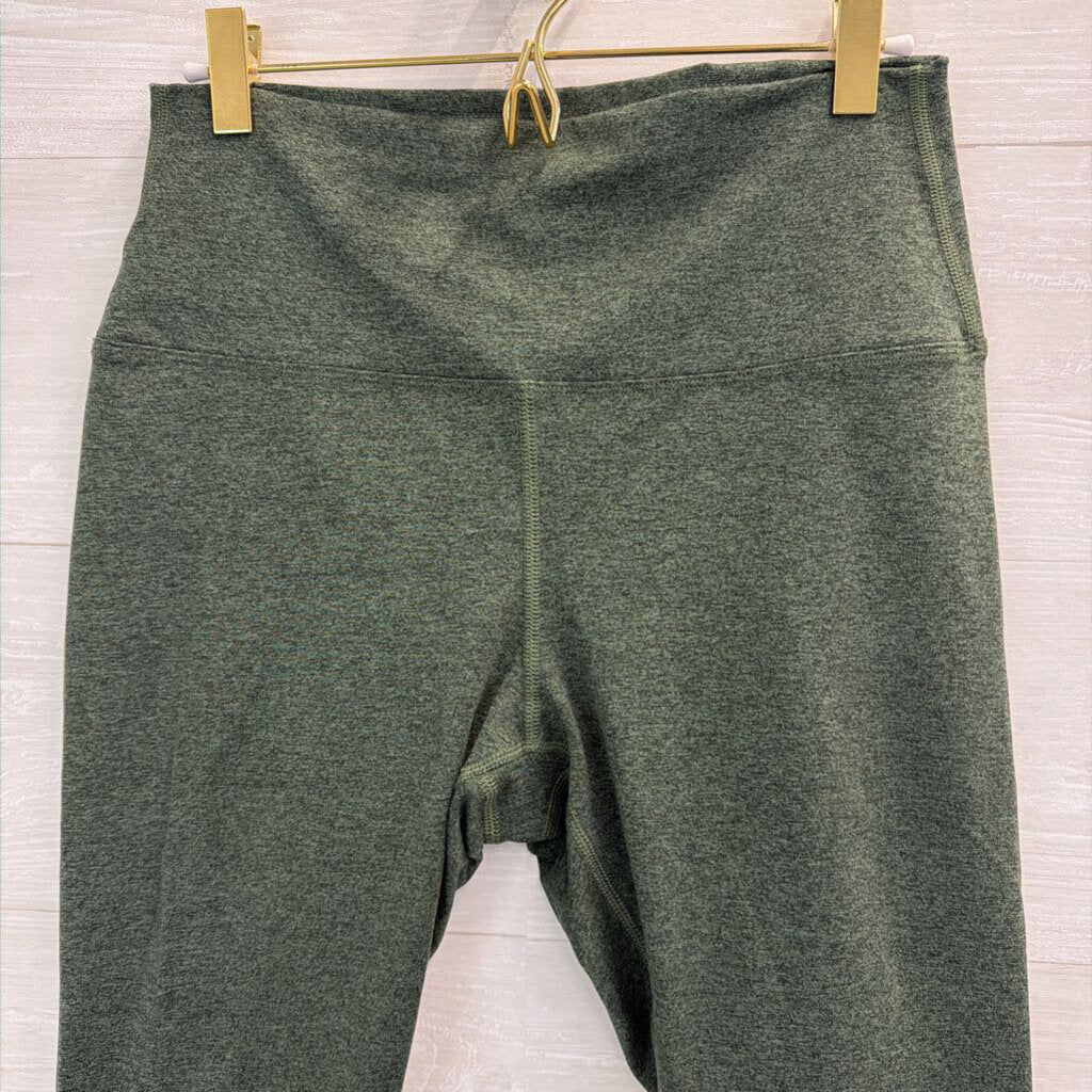 No Bull Green Cropped Leggings Medium