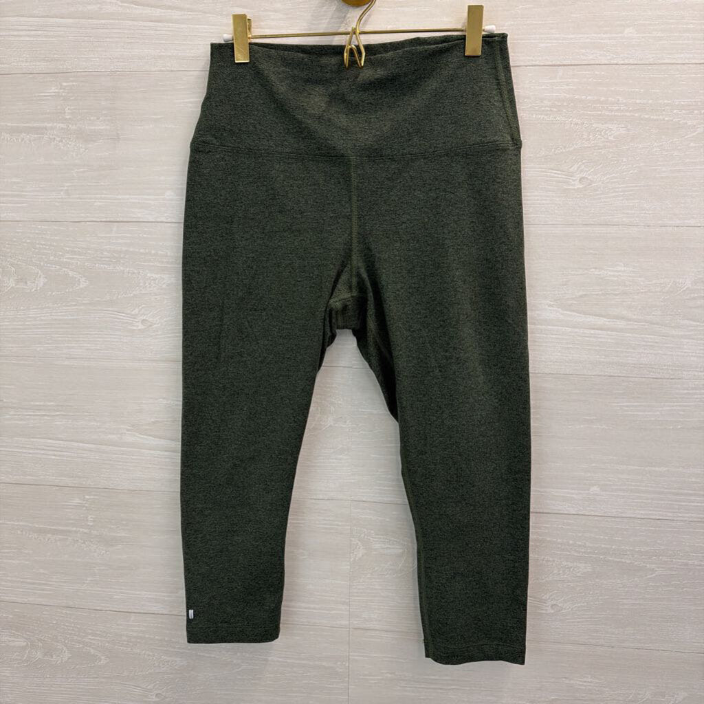 No Bull Green Cropped Leggings Medium