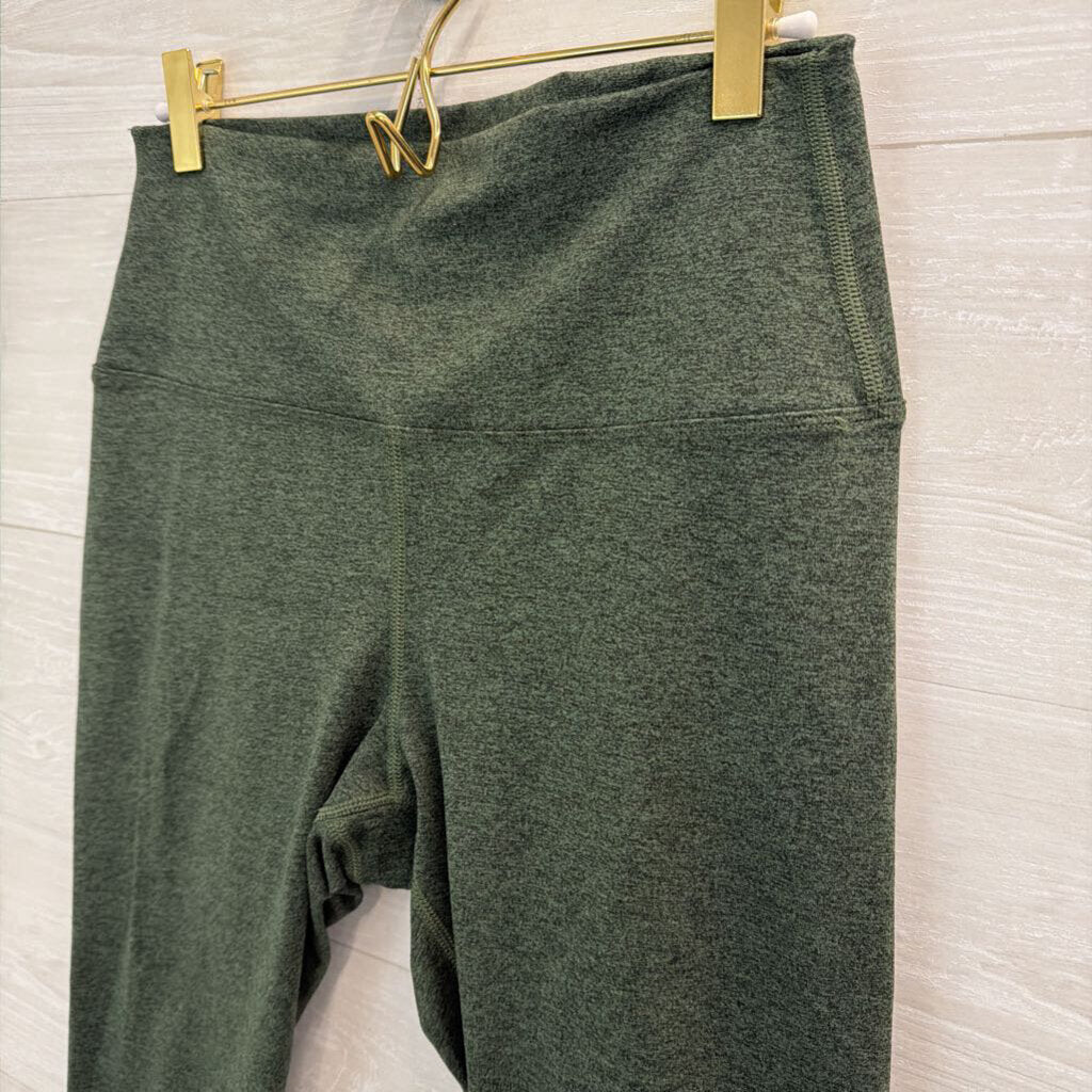 No Bull Green Cropped Leggings Medium