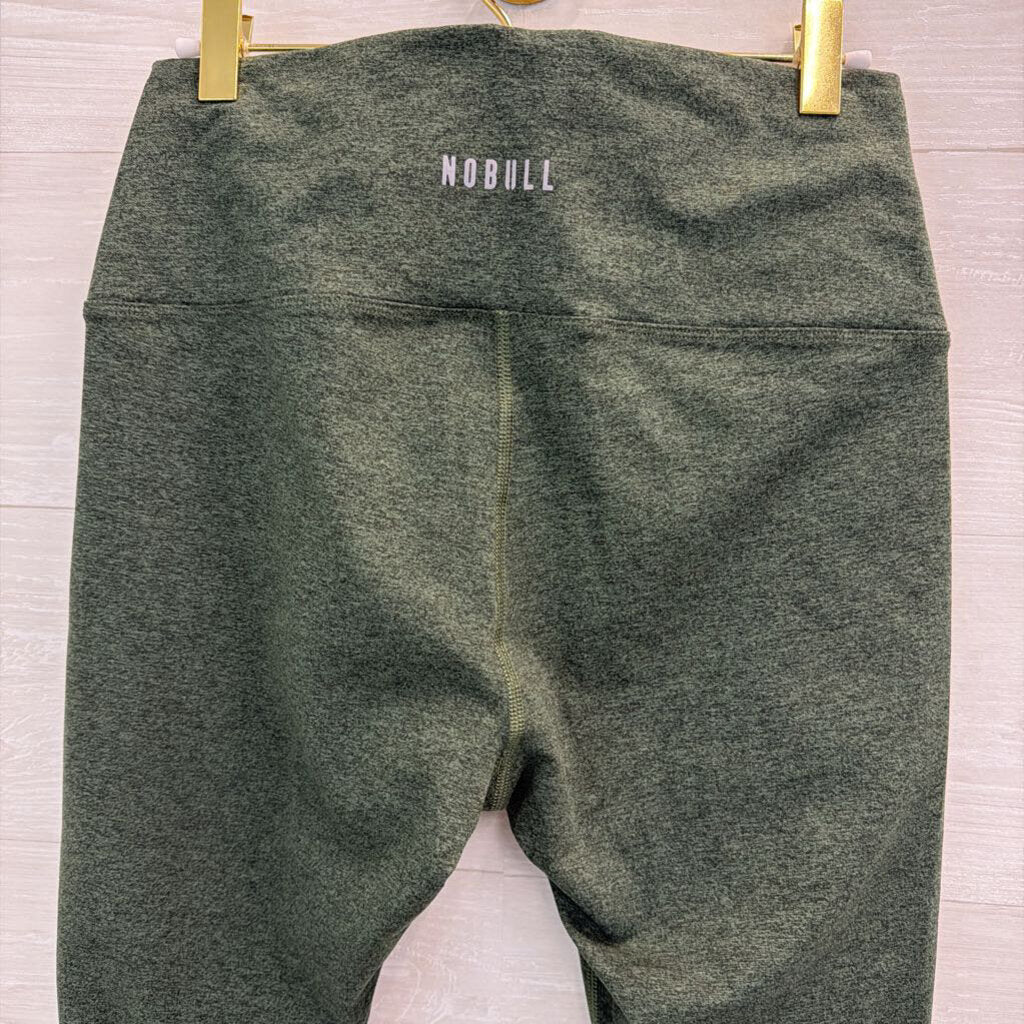 No Bull Green Cropped Leggings Medium