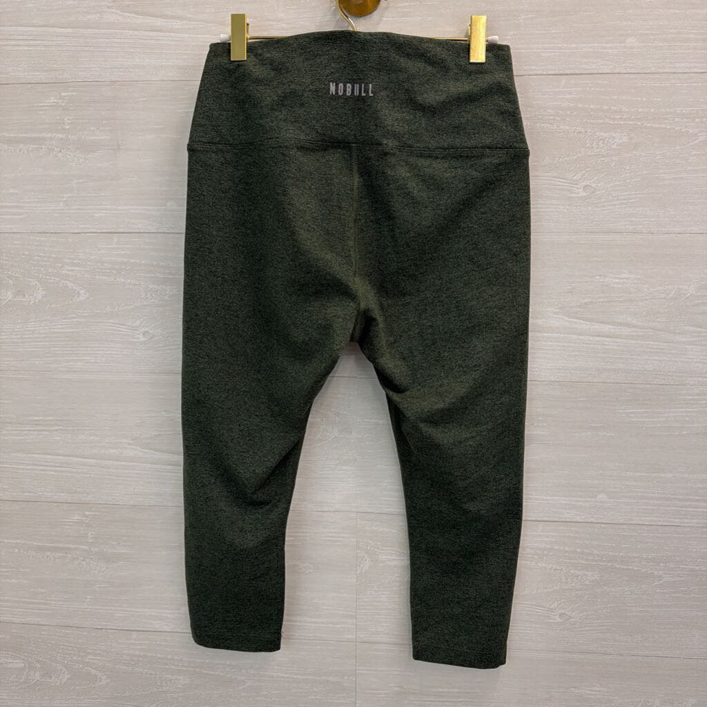 No Bull Green Cropped Leggings Medium