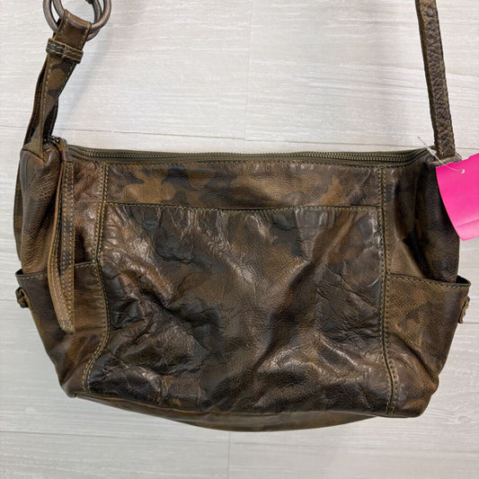 Frye and Co Brown Print Leather Jolie Purse
